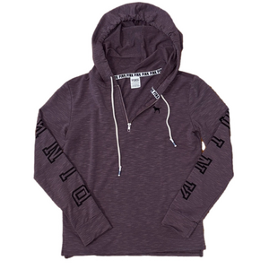 Victoria's Secret Purple Pullover Hoodie Sweatshirt Oversized Hoodie Size XS